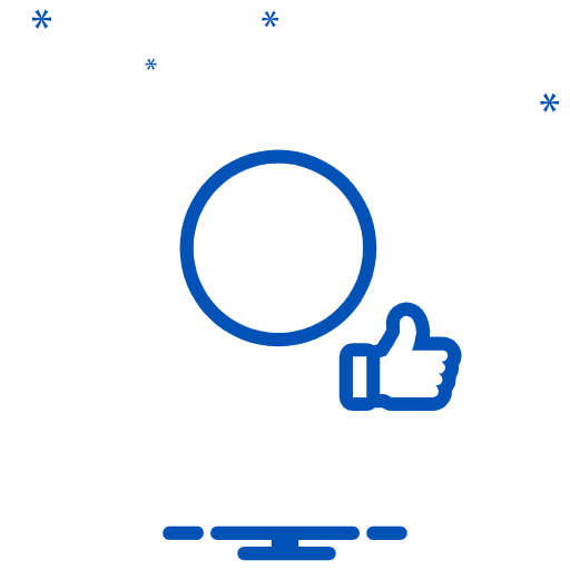 Icono certificado blanco