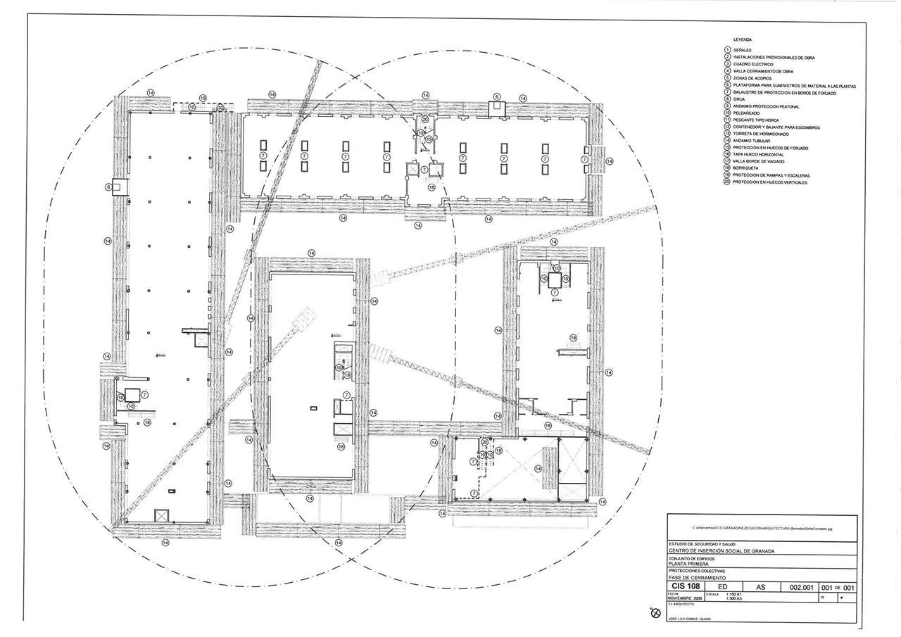 Plano edificio inserción social