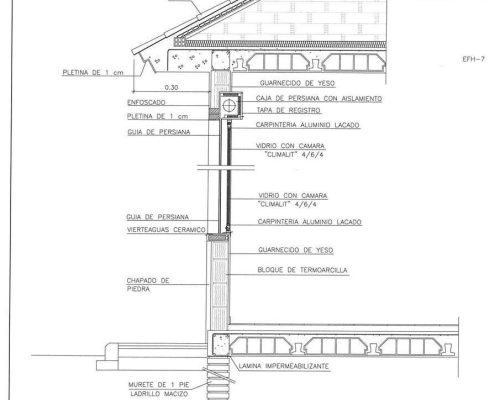 Planos técnicos de vivienda unifamiliar - Oficina técnica D3 CAD